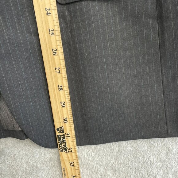 NEW Joseph & Feiss Men's 38R Black Pinstripe Blazer 100% Wool - Picture 4 of 12